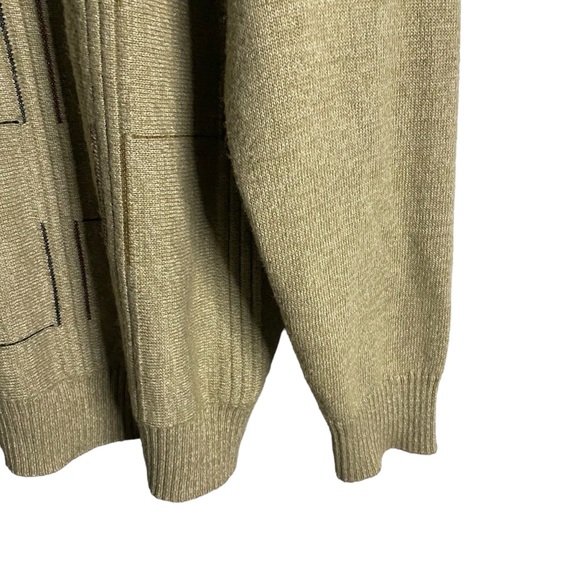 Britches Classic Sport Tan Pattern Crewneck Sweater - Picture 4 of 7